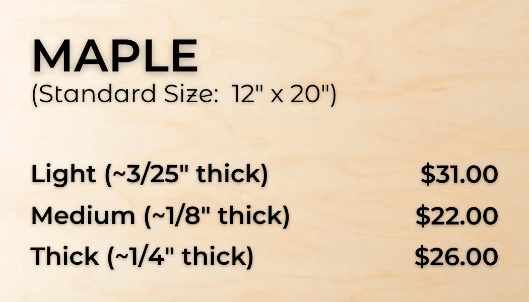 Plywood Maple